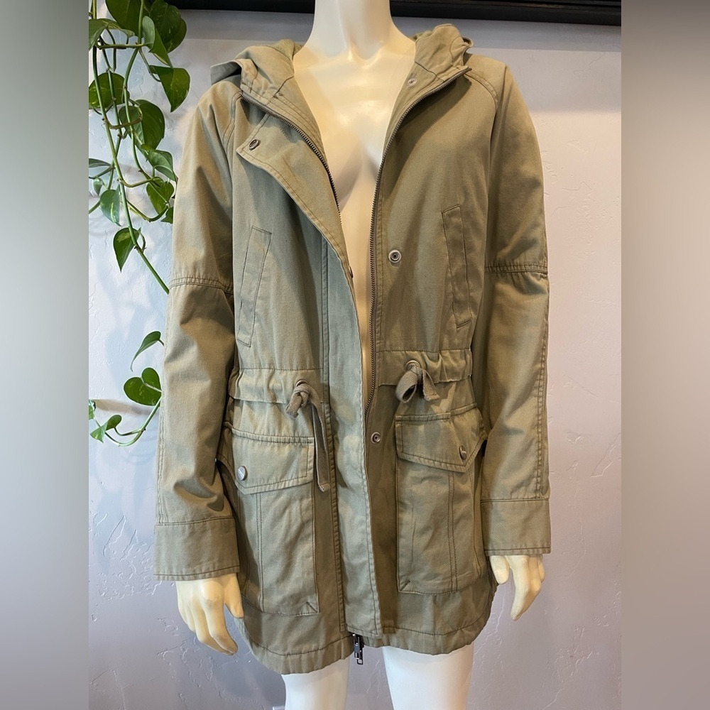 Sanctuary, 100% cotton Olive Green Women's Parka Jacket size S